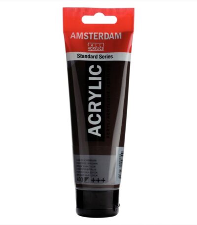 Peinture acrylique brun Van Dyck Amsterdam 403 120 ml