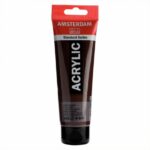 Peinture acrylique terre d'ombre brûlée Amsterdam 409 120 ml