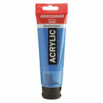 Peinture Acrylique en tube - Cyan Primaire - 572 - Amsterdam - 120ml