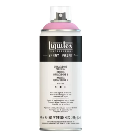 Magenta quinacridone 6 peinture en spray Liquitex 400 ml