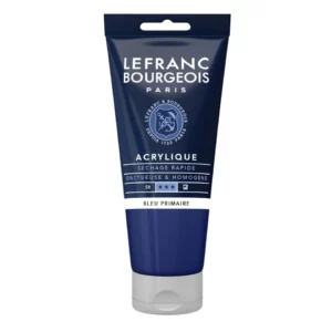 Bleu primaire peinture acrylique Lefranc Bourgeois 80 ml