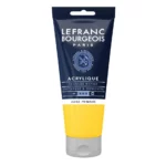 Jaune primaire peinture acrylique Lefranc Bourgeois 80 ml