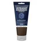Peinture acrylique terre d'ombre naturelle Lefranc Bourgeois 80 ml