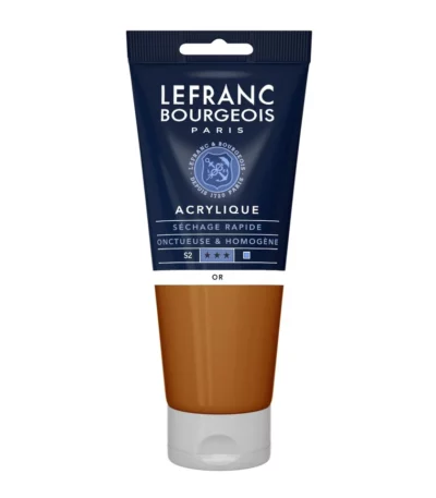 Peinture acrylique or Lefranc Bourgeois 702 80 ml