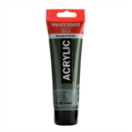 Peinture Acrylique en tube - Vert Olive Foncé - 622 - Amsterdam - 120ml