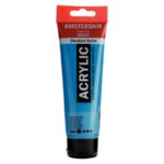 Peinture Acrylique en tube - Bleu Brillant - 564 - Amsterdam - 120ml