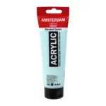 Peinture Acrylique en tube - Vert Turquoise Claire - 660 - Amsterdam - 120ml