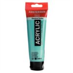 Peinture Acrylique en tube - Vert Turqouise - 661- Amsterdam - 120ml