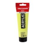 Peinture Acrylique en tube - Vert Jaunatre clair - 217 - Amsterdam - 120ml