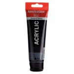 Peinture acrylique noir oxyde Amsterdam 735 120 ml