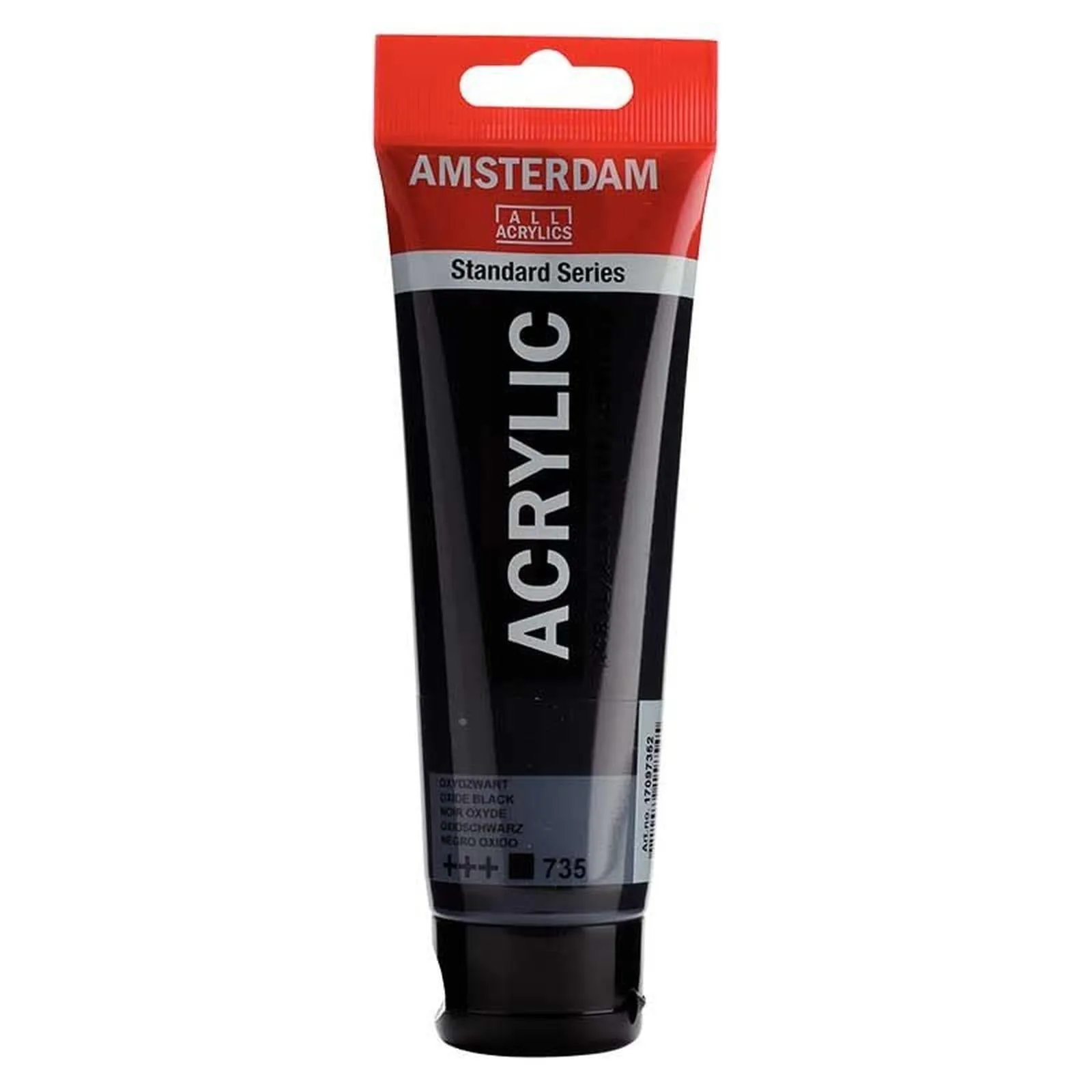 Peinture acrylique noir oxyde – Amsterdam 735, 120 ml Peinture acrylique noir oxyde Amsterdam 735 120 ml