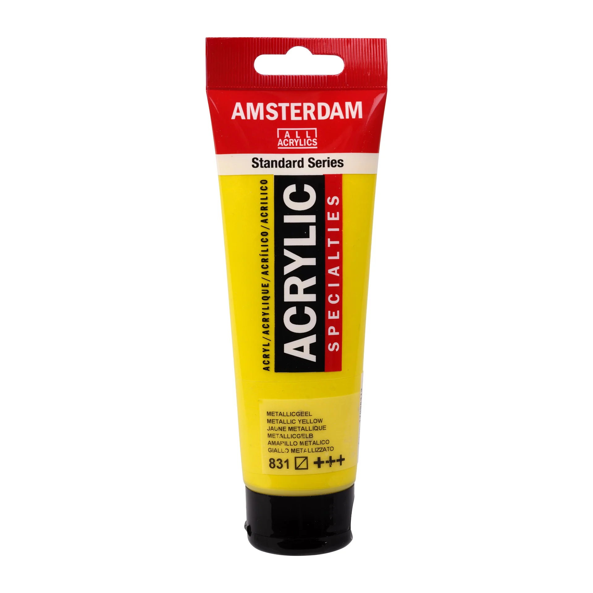 831 Peinture Acrylique en tube - Jaune Metallique - 831 - Amsterdam - 120ml – Image 1
