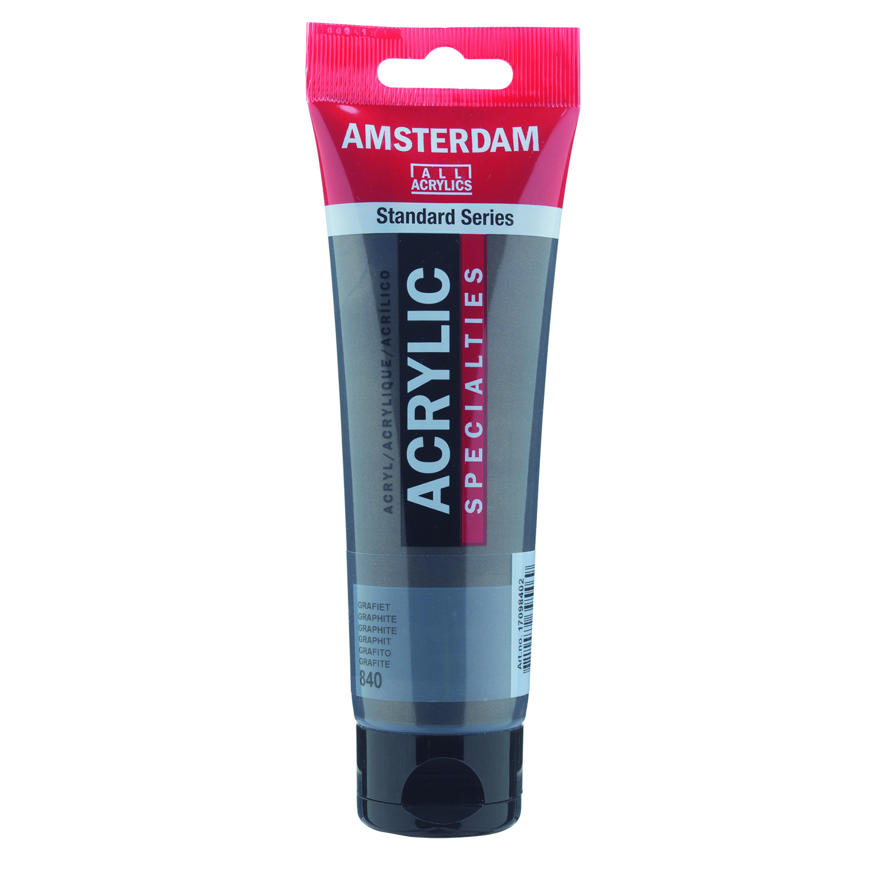Peinture acrylique graphite – Amsterdam 840, 120 ml Peinture acrylique graphite Amsterdam 840 120 ml