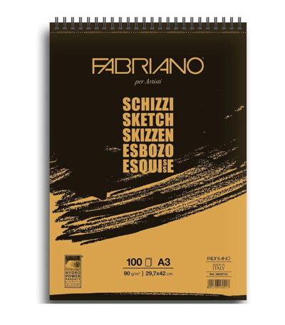Sketch book A3 Fabriano 100 feuilles 90 g