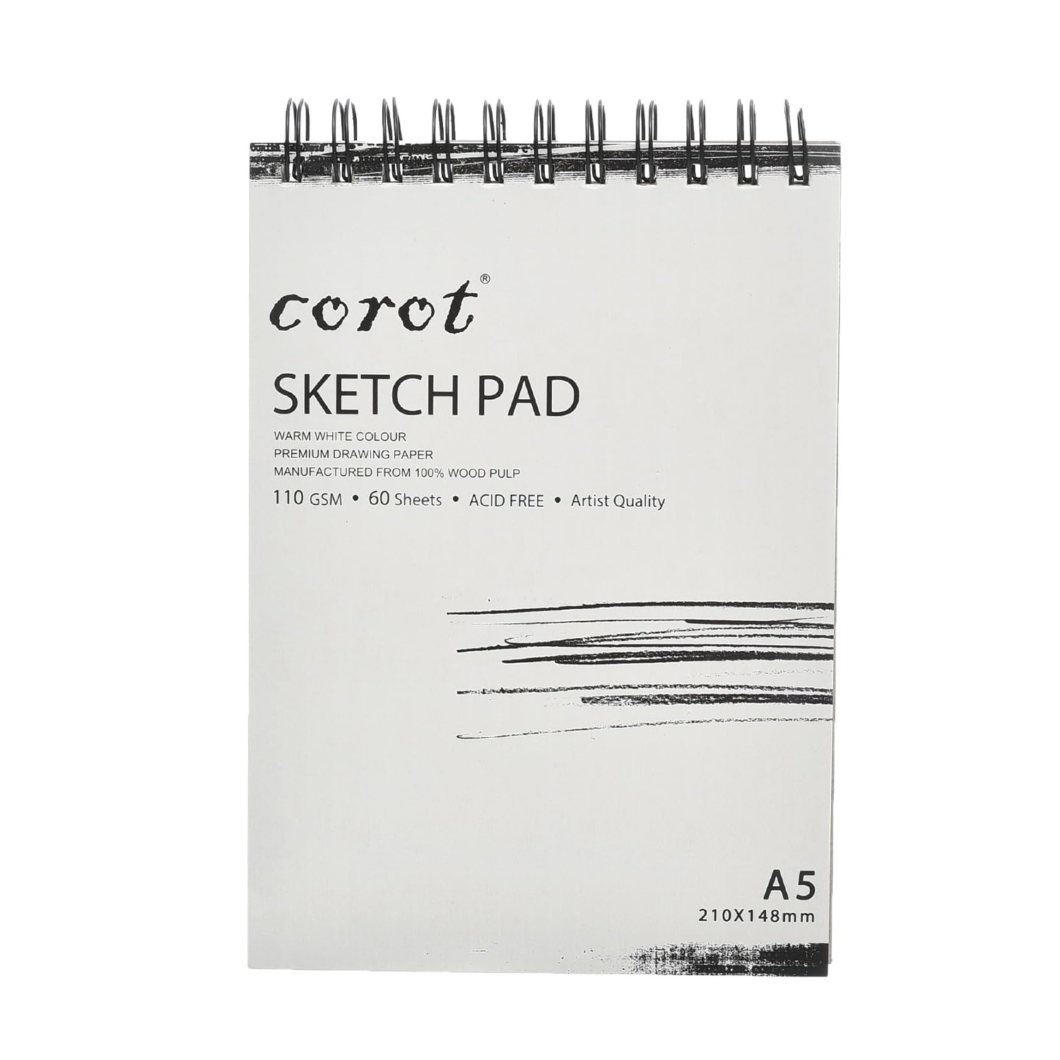 Sketch pad A5 Corot – 60 feuilles, 110 g/m² Sketch pad A5 Corot 60 feuilles 110 g