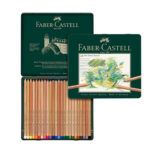 Crayons Pastel, Boite Métal 24pcs - Faber Castell