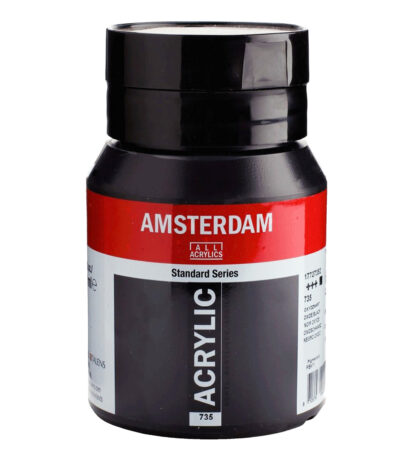 Noir oxyde Amsterdam 735 acrylique 500 ml