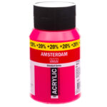 Peinture acrylique magenta Amsterdam 369 600 ml