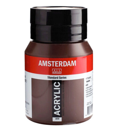 Terre d'ombre brûlée Amsterdam 409 acrylique 500 ml