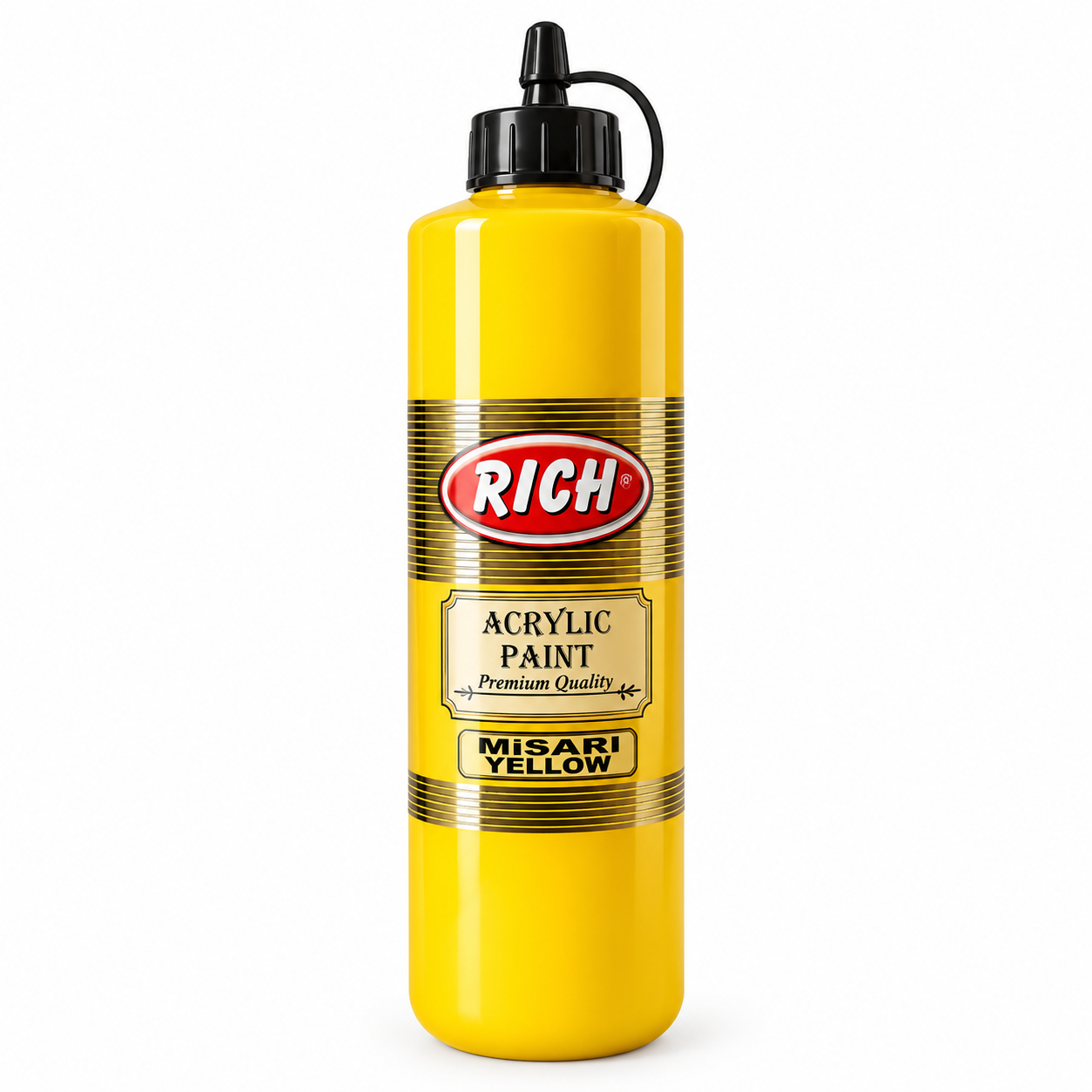 Flacon acrylique Rich – Jaune, 112, 700 ml Acrylique Rich jaune 112 flacon 700 ml