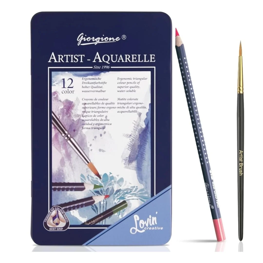 Design_sans_titre_4_3f220b11-0d3c-47dc-addd-6e7d3373b4f7 Crayons Aquarellables Giorgione – Set de 12 – Image 1