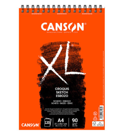 Carnet d'esquisses A5 Canson XL 60 feuilles