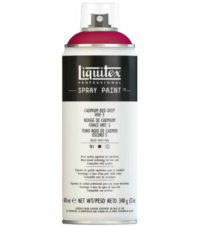 Rouge de cadmium foncé peinture en spray Liquitex 400 ml