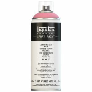 Rouge de cadmium foncé 6 peinture en spray Liquitex 400 ml