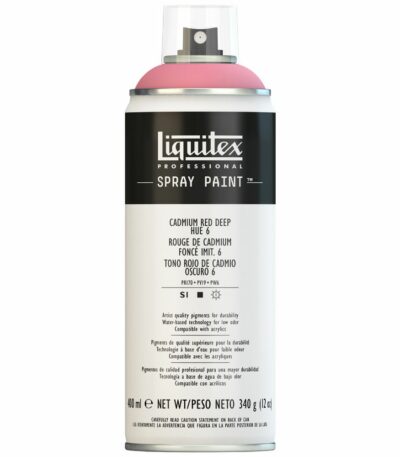 Rouge de cadmium foncé 6 peinture en spray Liquitex 400 ml