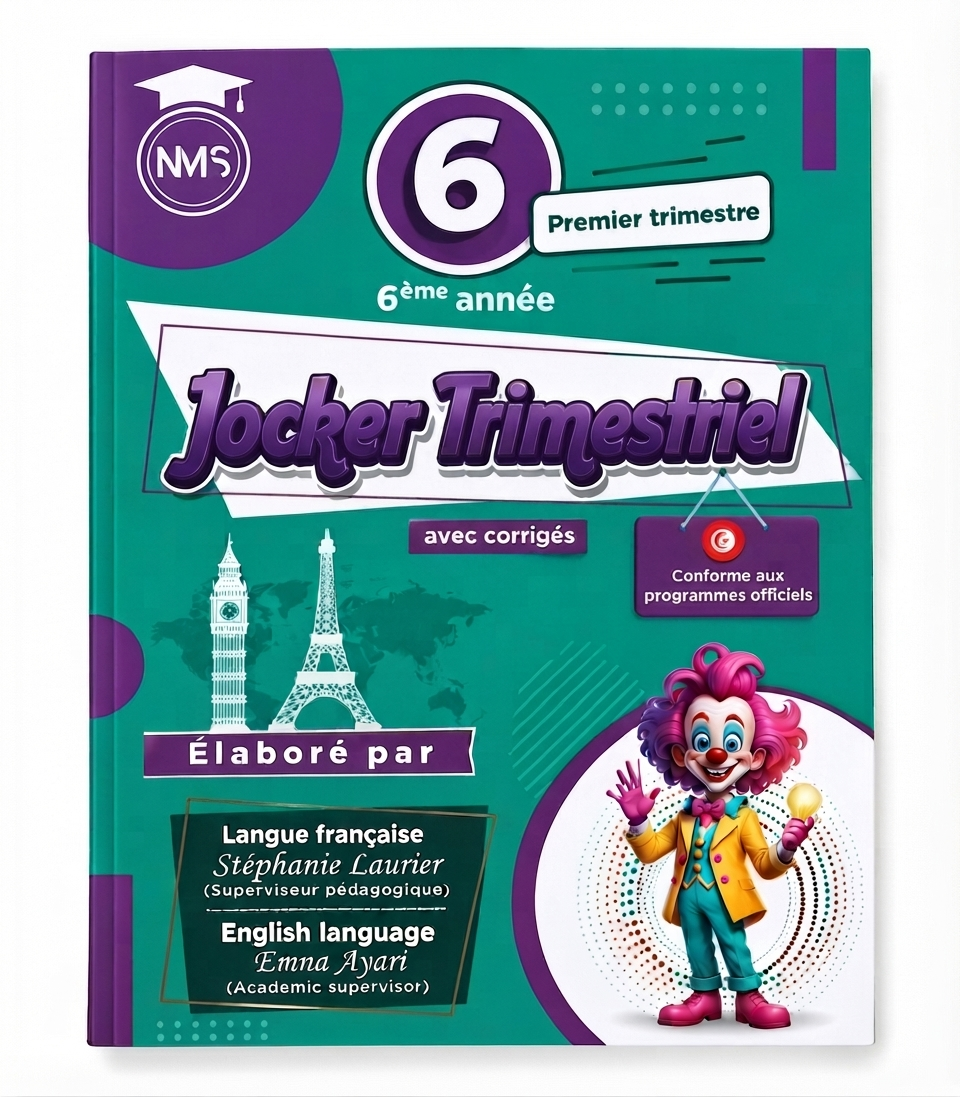 Jocker-Trimestriel-6ème-Année-–-1er-Trimestre Jocker Trimestriel 6ème Année – 1er Trimestre – Image 1