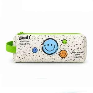 Trousse Scolaire Smile Blanc et Vert