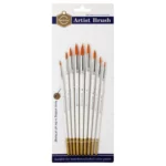 Set de 12 Pinceaux Ronds Keep Smiling