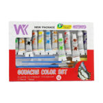 12 tubes de couleurs vives 12ml