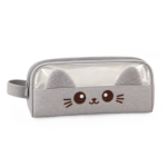 Trousse Scolaire Chat Gris
