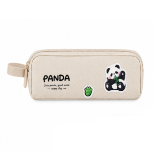 Trousse Scolaire Panda Beige