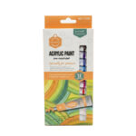 12 tubes de acrylic paint 12ml