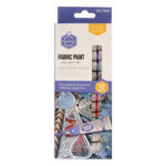 12 tubes de fabric glass paint 12ml