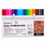 Set de 24 Couleurs Giorgione Dual Tip Brush Marker