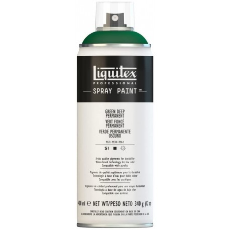 Vert foncé permanent peinture en spray – Liquitex, 400 ml Vert foncé permanent peinture en spray Liquitex 400 ml