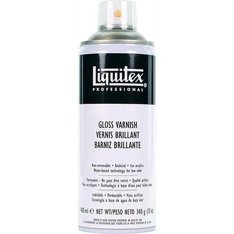 Vernis brillant spray – Liquitex, 400 ml Vernis brillant spray Liquitex 400 ml
