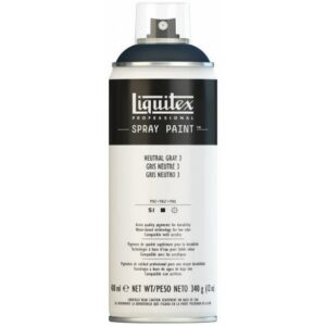 Gris neutre 3 peinture en spray Liquitex 400 ml