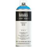 Bleu fluorescent peinture en spray Liquitex 400 ml