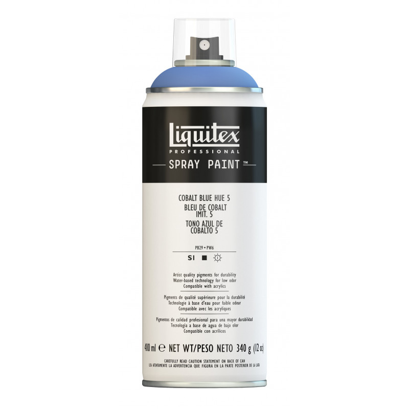 Bleu de cobalt peinture en spray – Liquitex, 400 ml Bleu de cobalt peinture en spray Liquitex 400 ml