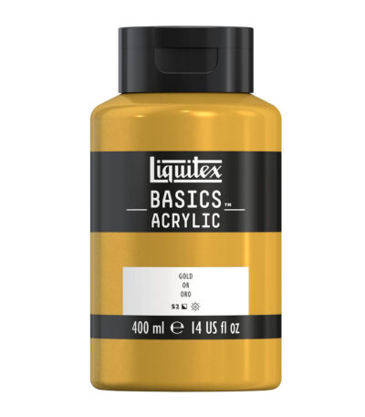 Peinture acrylique or Liquitex Basics 400 ml