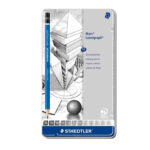 Staedtler – Boîte Métal 12 Crayons Graphite Lumograph 100