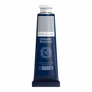 Peinture à l'huile argent imitation Lefranc Bourgeois 40 ml