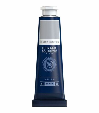 Peinture à l'huile argent imitation Lefranc Bourgeois 40 ml