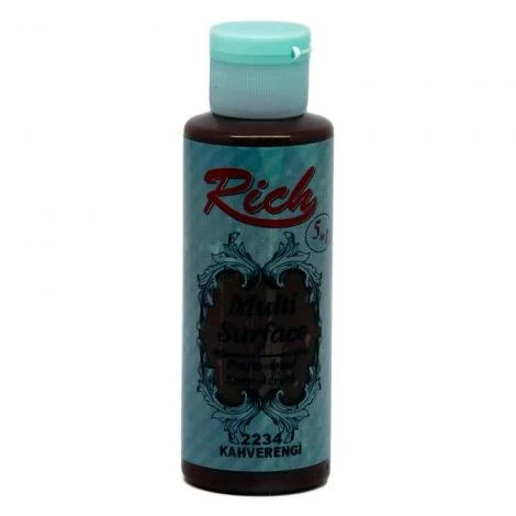 multi-130-cc-2234-1-470x470-0 Rich Peinture Acrylique Multi-Surface 130 cc – KAHVERENGI 2234 – Image 1