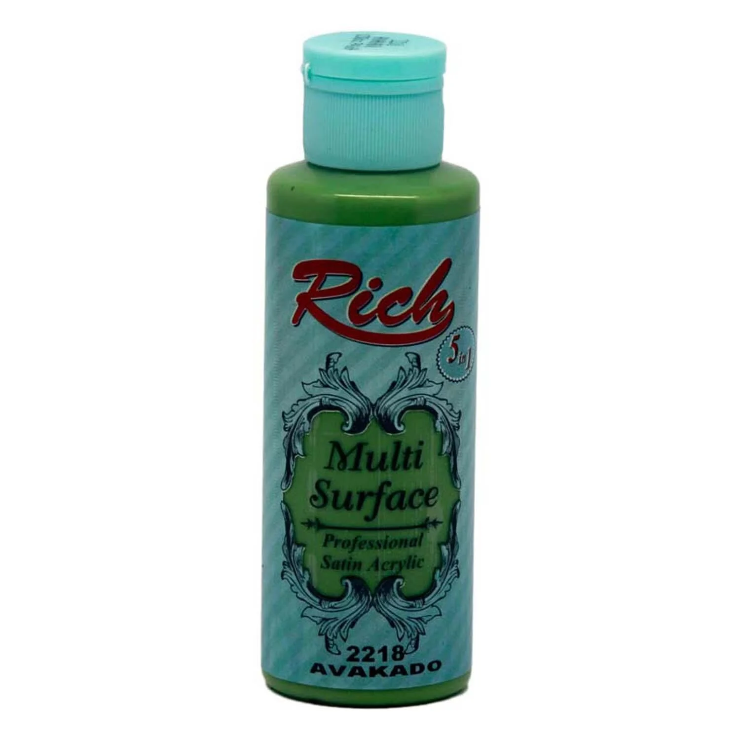 multi-surface-avakado-130cc-akrilik-rich-15706 Rich Peinture Acrylique Multi-Surface 130 cc – avakado 2218 – Image 1