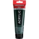 Peinture Acrylique en tube - Vert de Vessie - 623 - Amsterdam - 120ml